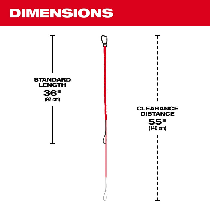 Milwaukee 10 Lb. Locking Tool Lanyard