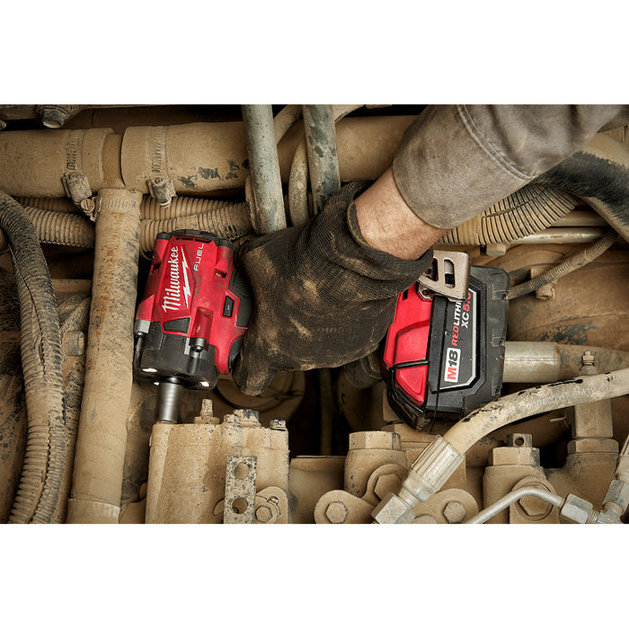 Milwaukee M18 FUEL™ 1/2" Compact Impact Wrench Kit w/ Pin Detent