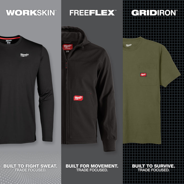 Milwaukee WORKSKIN™ Lightweight Short Sleeve Performance Shirt - Grey