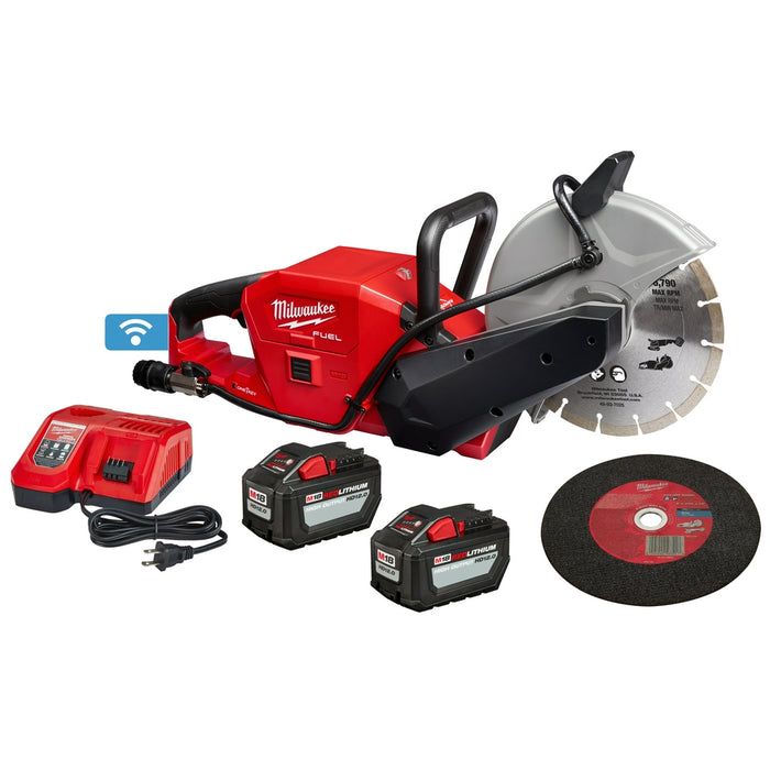 Milwaukee M18 FUEL Cordless 9" Cut-Off Saw with ONE-KEY Kit