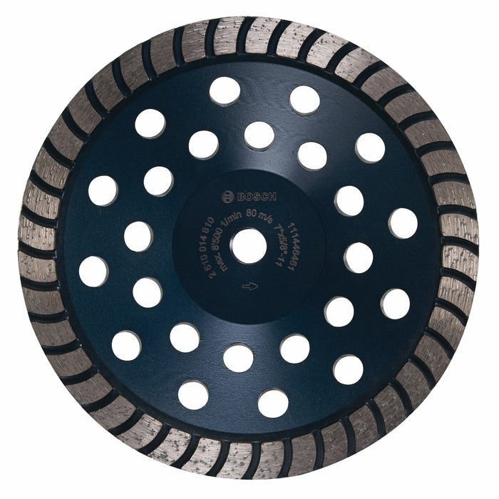 Bosch 7" Turbo Row Diamond Cup Wheel