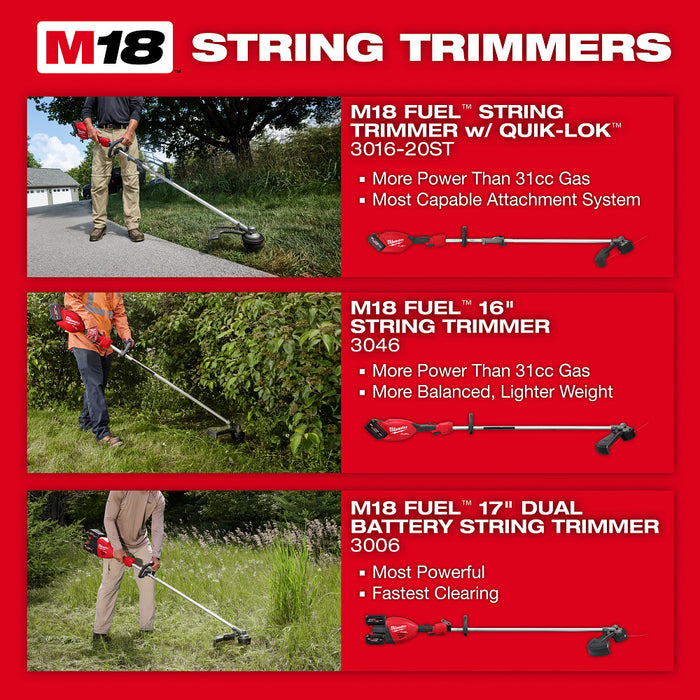 Milwaukee M18 FUEL™  16" String Trimmer - Tool Only