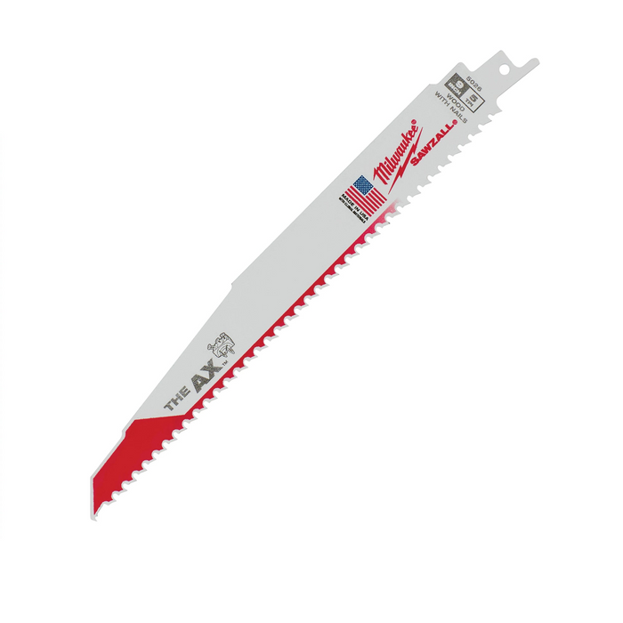 Milwaukee 5 TPI AX SAWZALL Blade for Wood w/ Nails