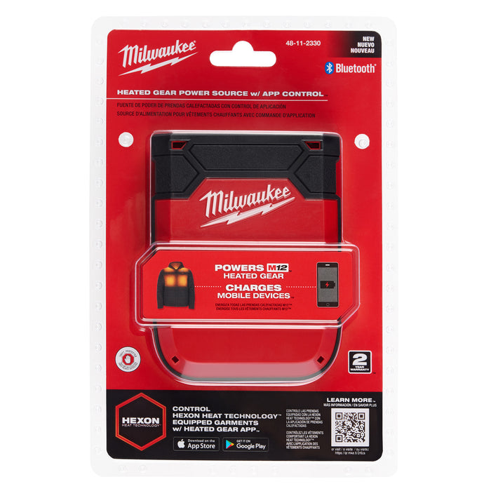 Milwaukee Heated Gear Power Source w/ App Control