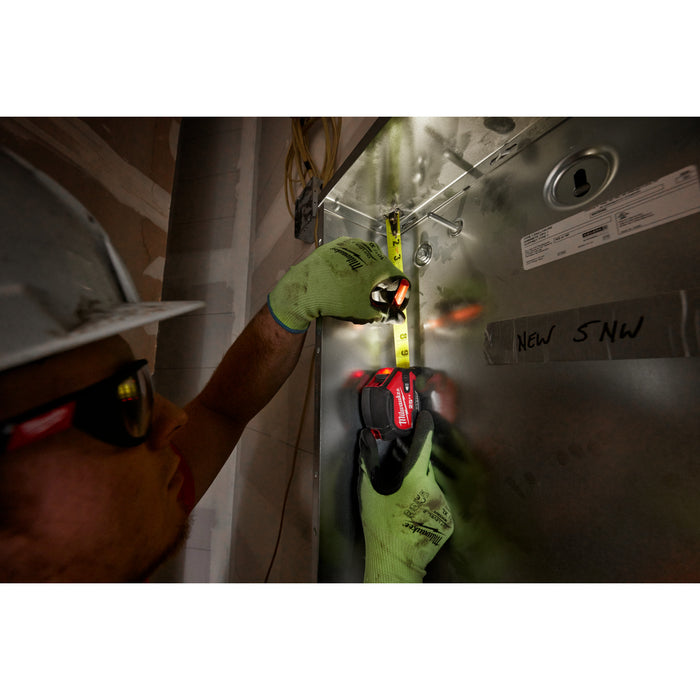 Milwaukee 25ft Magnetic Tape Measure w/ Rechargeable 100L Light