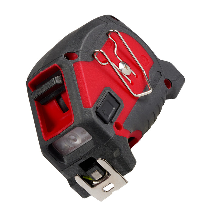 Milwaukee 25ft Magnetic Tape Measure w/ Rechargeable 100L Light
