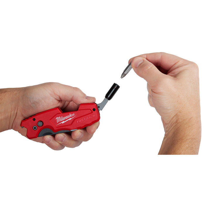 Milwaukee FASTBACK 6-in-1 Folding Utility Knife