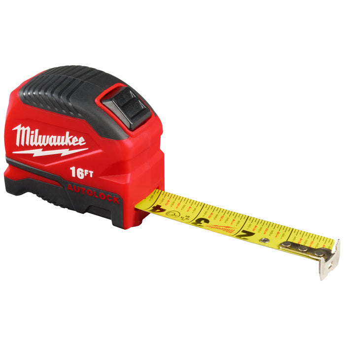 Milwaukee 16ft Auto-Lock Tape Measure