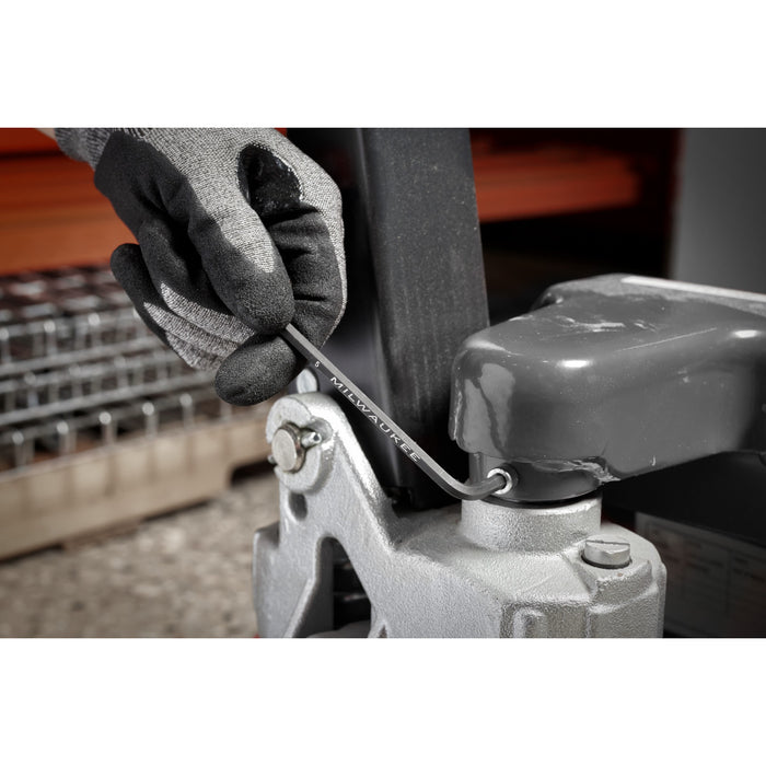 Milwaukee 9-Key Ball End L-Style Hex Key Set - Metric