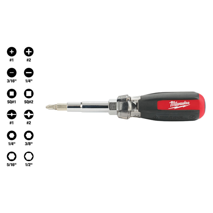 Milwaukee 13-in-1 Cushion-Grip Screwdriver with ECX