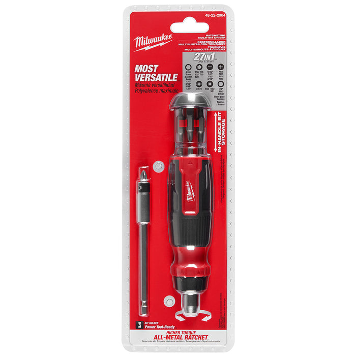 Milwaukee 27-in-1 Ratcheting Multi-Bit Screwdriver