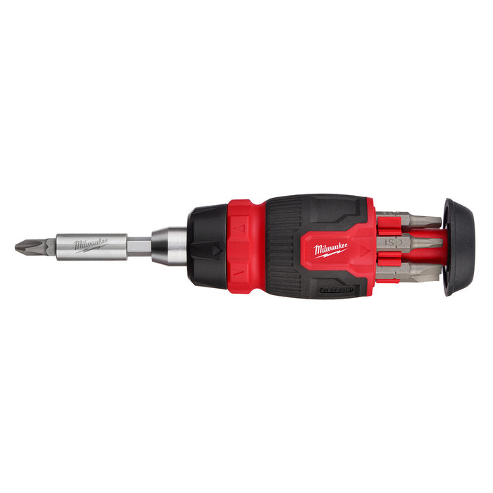 Milwaukee 8-in-1 Ratcheting Compact Multi-Bit Screwdriver