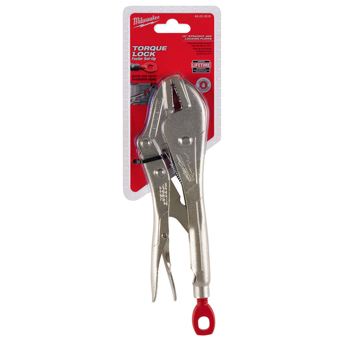 Milwaukee 10" TORQUE LOCK Straight Jaw Locking Pliers