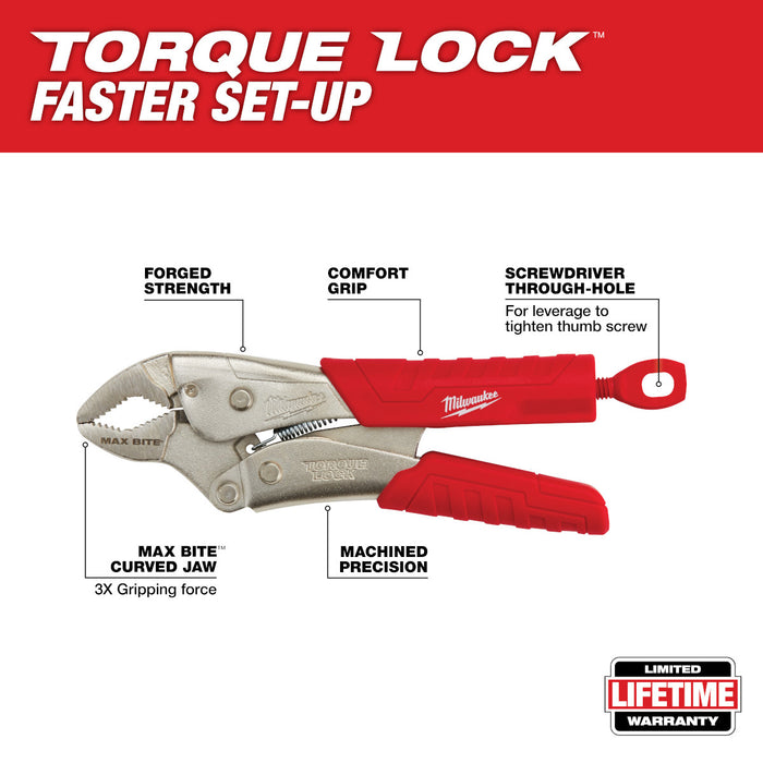 Milwaukee 2 pc. 7" & 10" TORQUE LOCK MAXBITE Locking Pliers Set