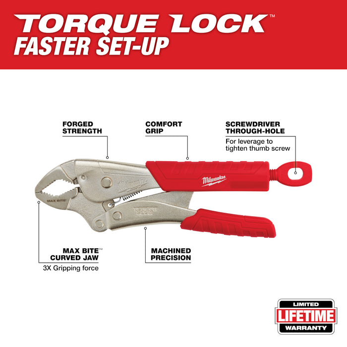 Milwaukee 2 pc. 7" & 10" TORQUE LOCK MAXBITE Locking Pliers Set