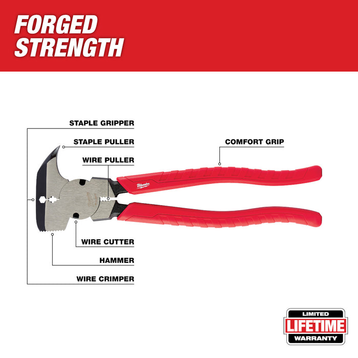 Milwaukee Comfort Grip Fencing Pliers