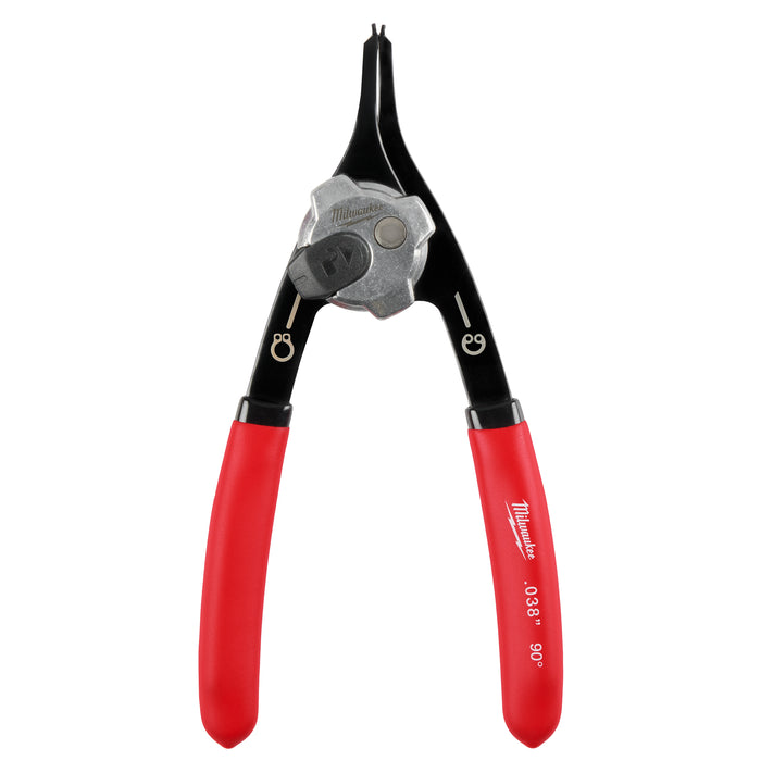 Milwaukee .038" Convertible Snap Ring Pliers - 18°