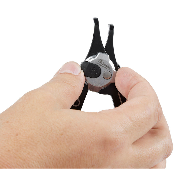 Milwaukee .038" Convertible Snap Ring Pliers - 18°