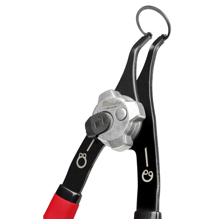 Milwaukee .038" Convertible Snap Ring Pliers - 18°