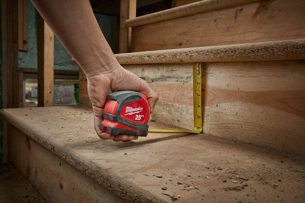 Milwaukee 25 ft. Compact Tape Measure (2 Pack)