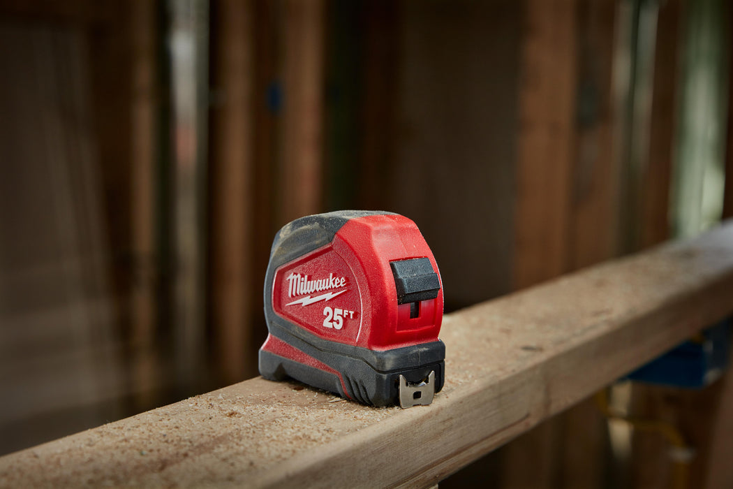 Milwaukee 25 ft. Compact Tape Measure (2 Pack)