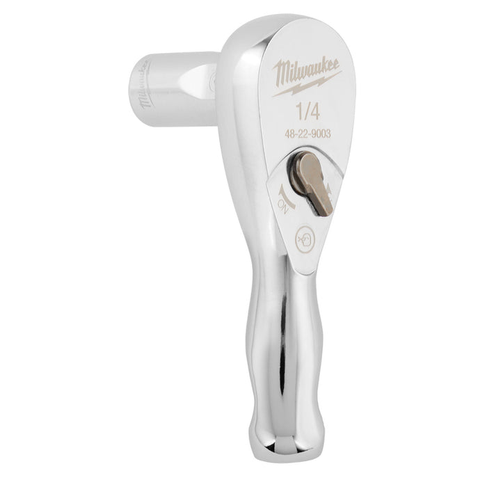 Milwaukee 1/4" Drive Stubby 3" Ratchet