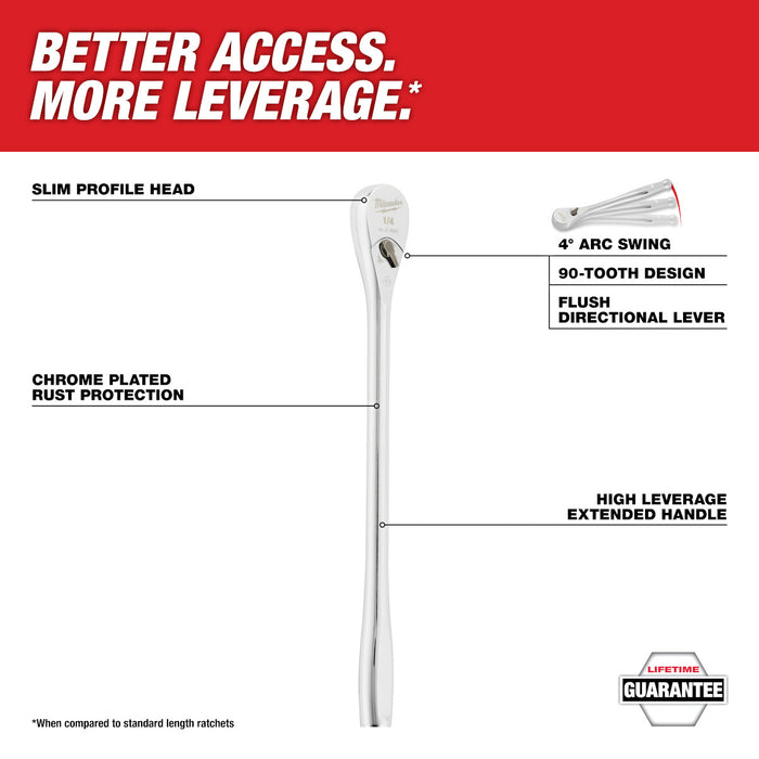 Milwaukee 1/2" Drive 18" Ratchet