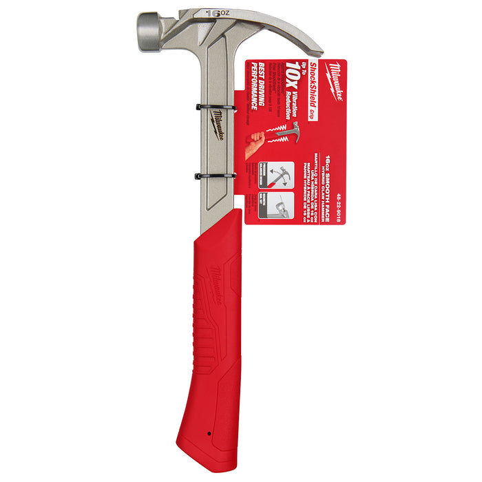 Milwaukee 16 oz. Smooth Face Hybrid Claw Hammer