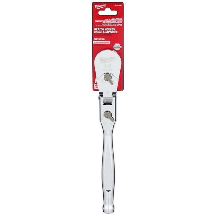 Milwaukee 1/2" Drive 11" Flex Head Ratchet