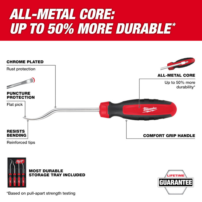 Milwaukee 4 pc. Hose Pick Set