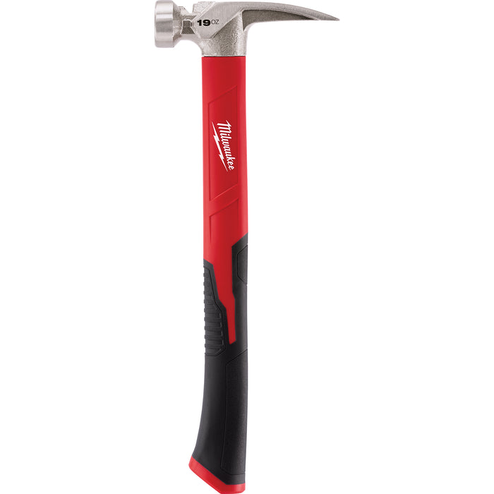 Milwaukee 19 oz. Smooth Face Poly/Fiberglass Handle Hammer