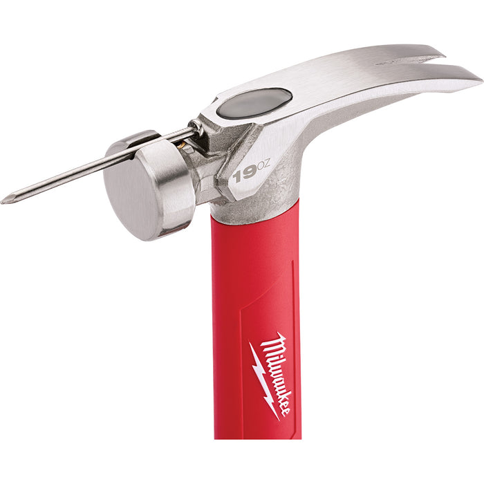 Milwaukee 19 oz. Smooth Face Poly/Fiberglass Handle Hammer