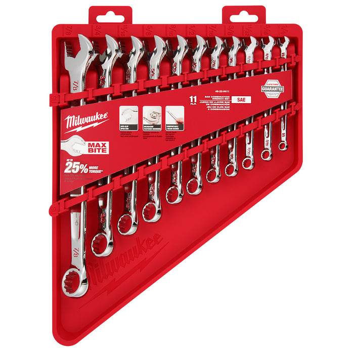 Milwaukee 11 pc. SAE Combination Wrench Set