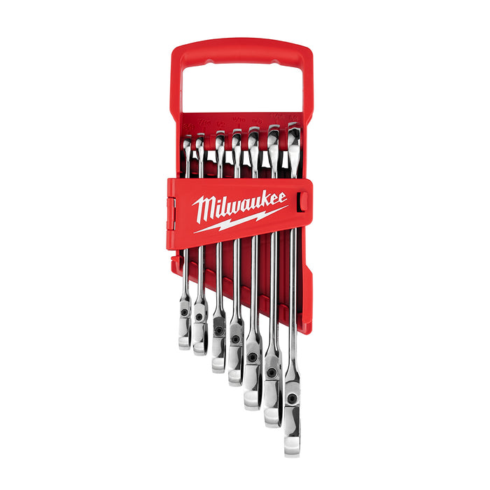 Milwaukee 7 pc. SAE Flex Head Combination Wrenches