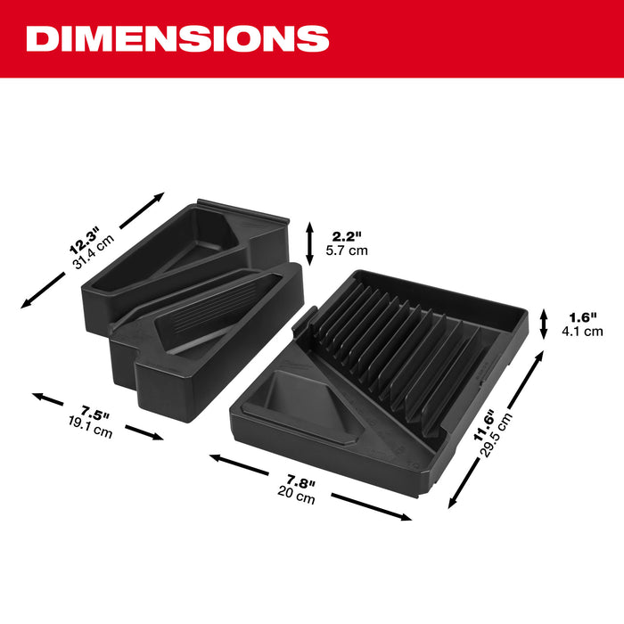 Milwaukee 15 pc. Metric Combination Wrench Trays