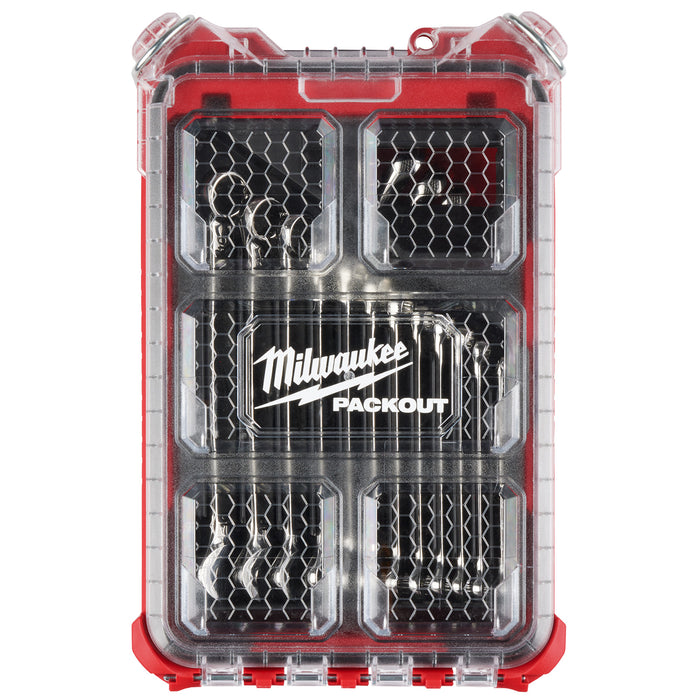 Milwaukee 15 pc. Metric Combination Wrench Set w/ PACKOUT™ Compact Organizer