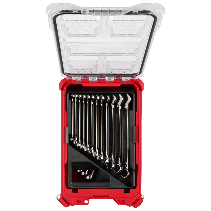 Milwaukee 15 pc. Metric Combination Wrench Set w/ PACKOUT™ Compact Organizer