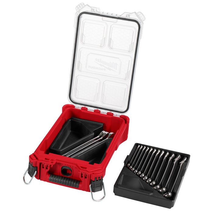 Milwaukee 15 pc. Metric Combination Wrench Set w/ PACKOUT™ Compact Organizer