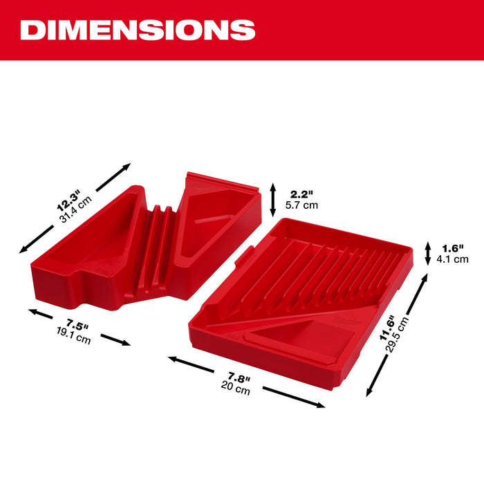 Milwaukee 15 pc. SAE Combination Wrench Trays