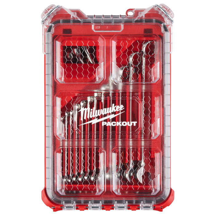 Milwaukee 15 pc. SAE Combination Wrench Set w/ PACKOUT™ Compact Organizer