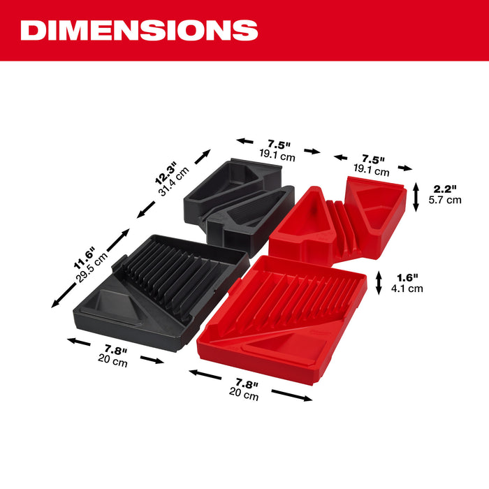 Milwaukee 30 pc. Metric & SAE Combination Wrench Trays