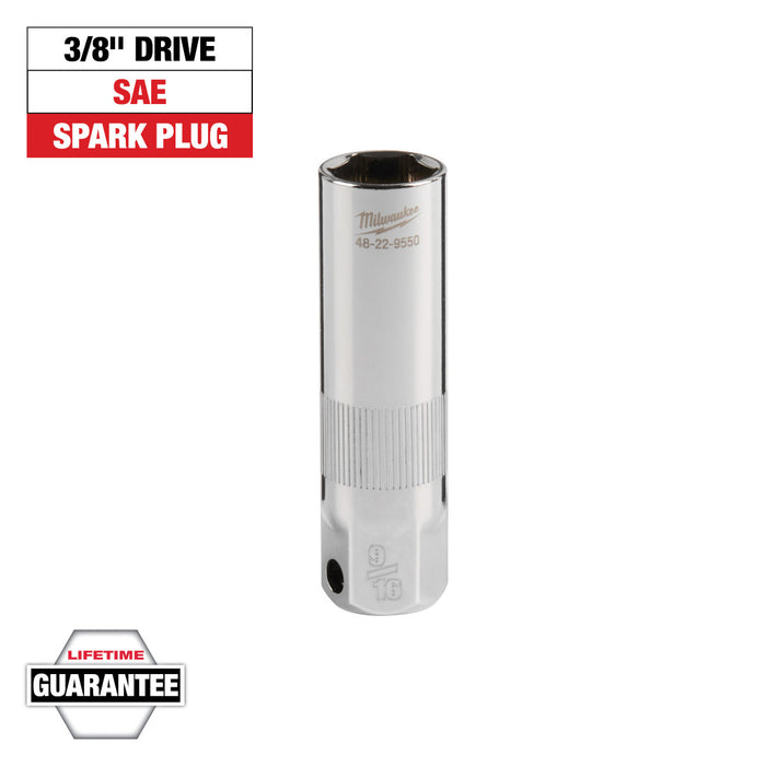 Milwaukee 3/8" Drive 9/16" Spark Plug Socket