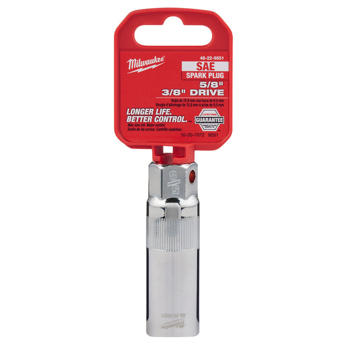 Milwaukee 3/8" Drive 5/8" Spark Plug Socket