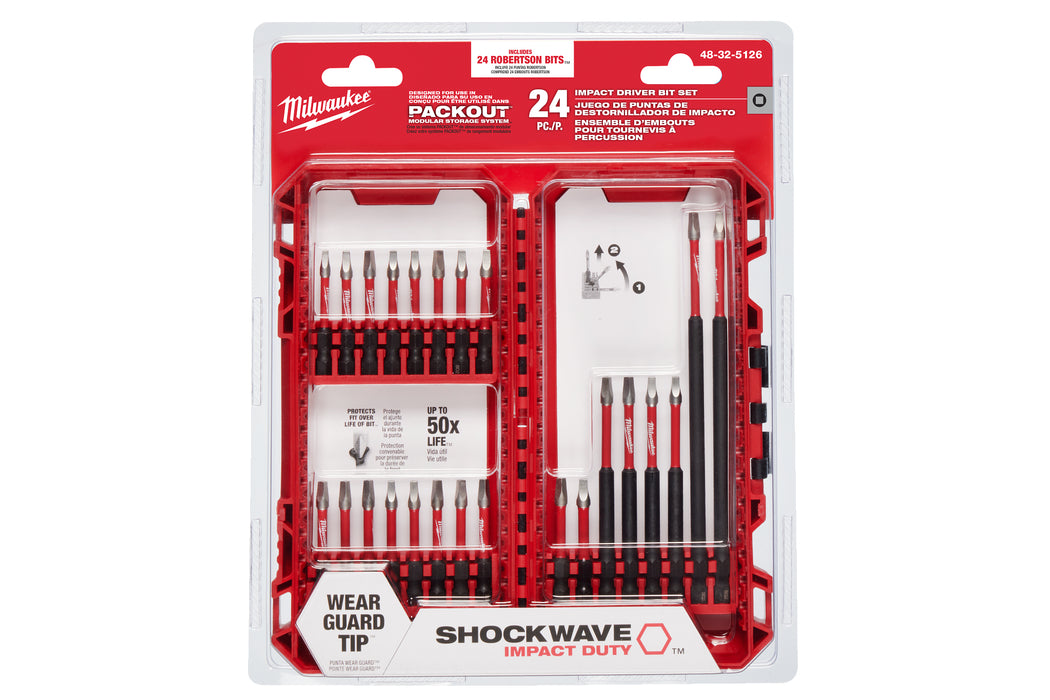 Milwaukee Shockwave 24 pc. Impact Driver Bit Set