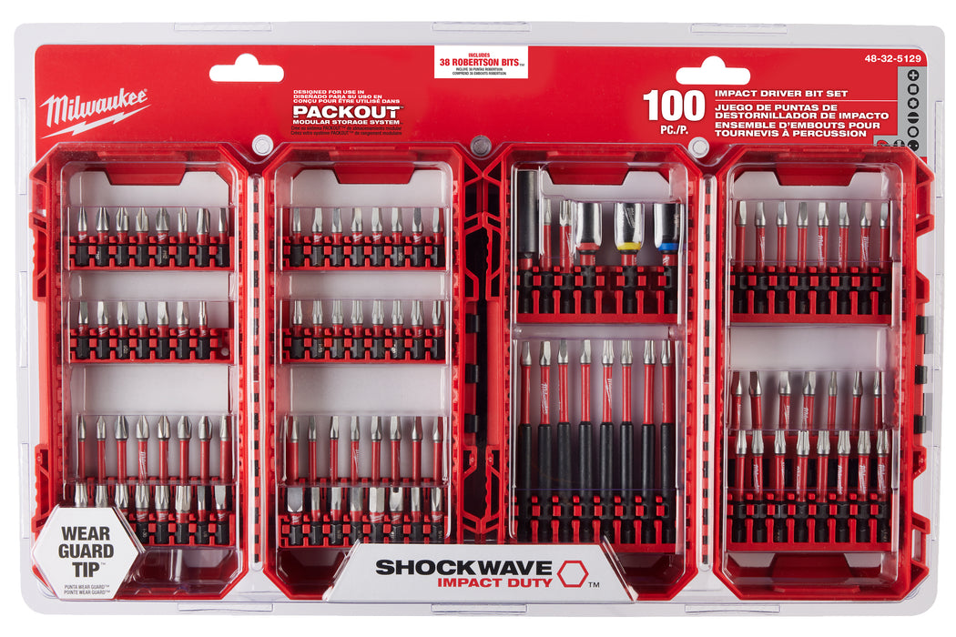 Milwaukee Shockwave 100 pc. Impact Driver Bit Set