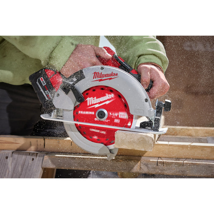 Milwaukee 2PK 7-1/4" x 24T Framing Circular Saw Blade