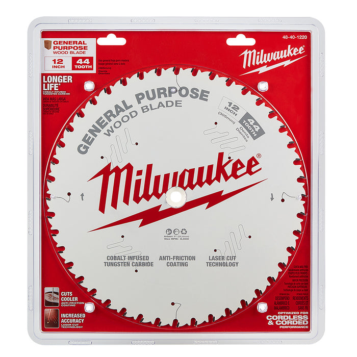 Milwaukee 12" x 44T General Purpose Circular Saw Blade