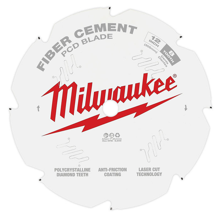 Milwaukee 12" PCD/Fiber Cement Circular Saw Blade