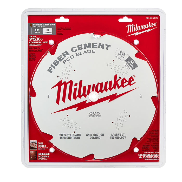 Milwaukee 12" PCD/Fiber Cement Circular Saw Blade