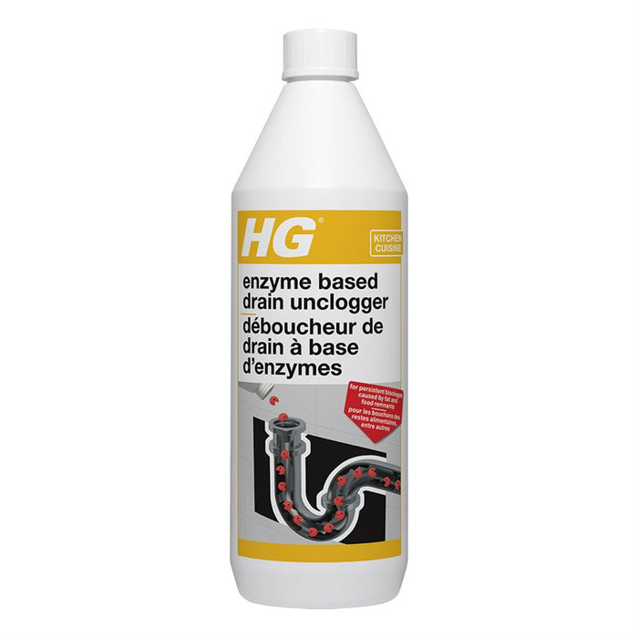 HG Kitchen Enzyme Based Drain Cleaner/Unclogger - 1L